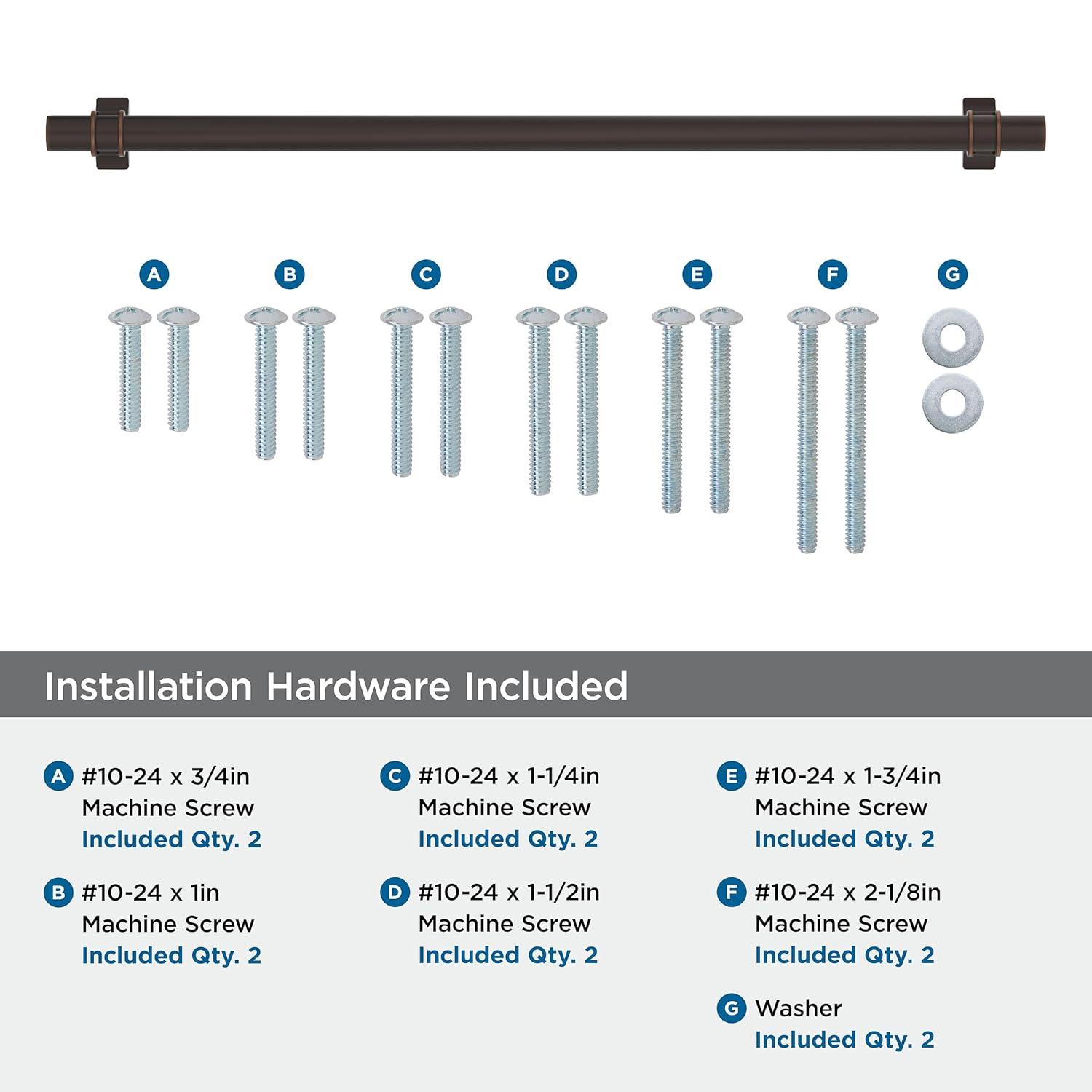 Amerock Davenport 18 inch (457mm) Center-to-Center Oil-Rubbed Bronze Appliance Pull