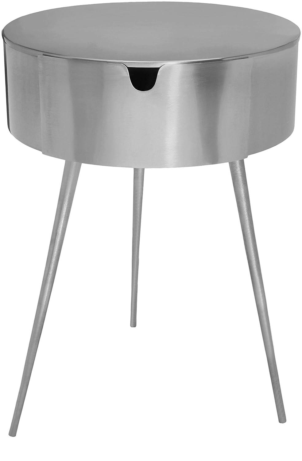 Meridian Furniture,Bali Silver Nightstand