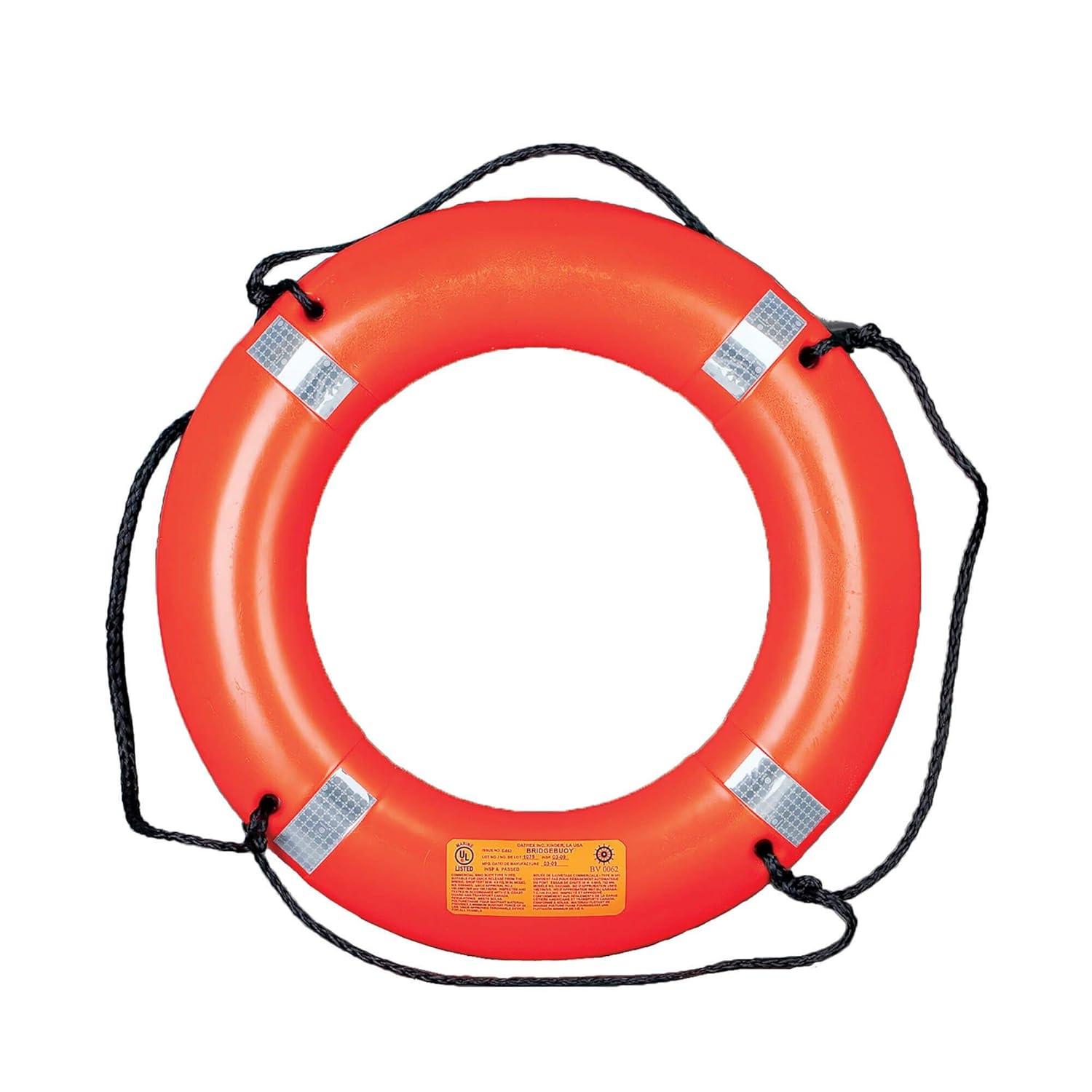 Mustang 30" Ring Buoy w/Reflective Tape