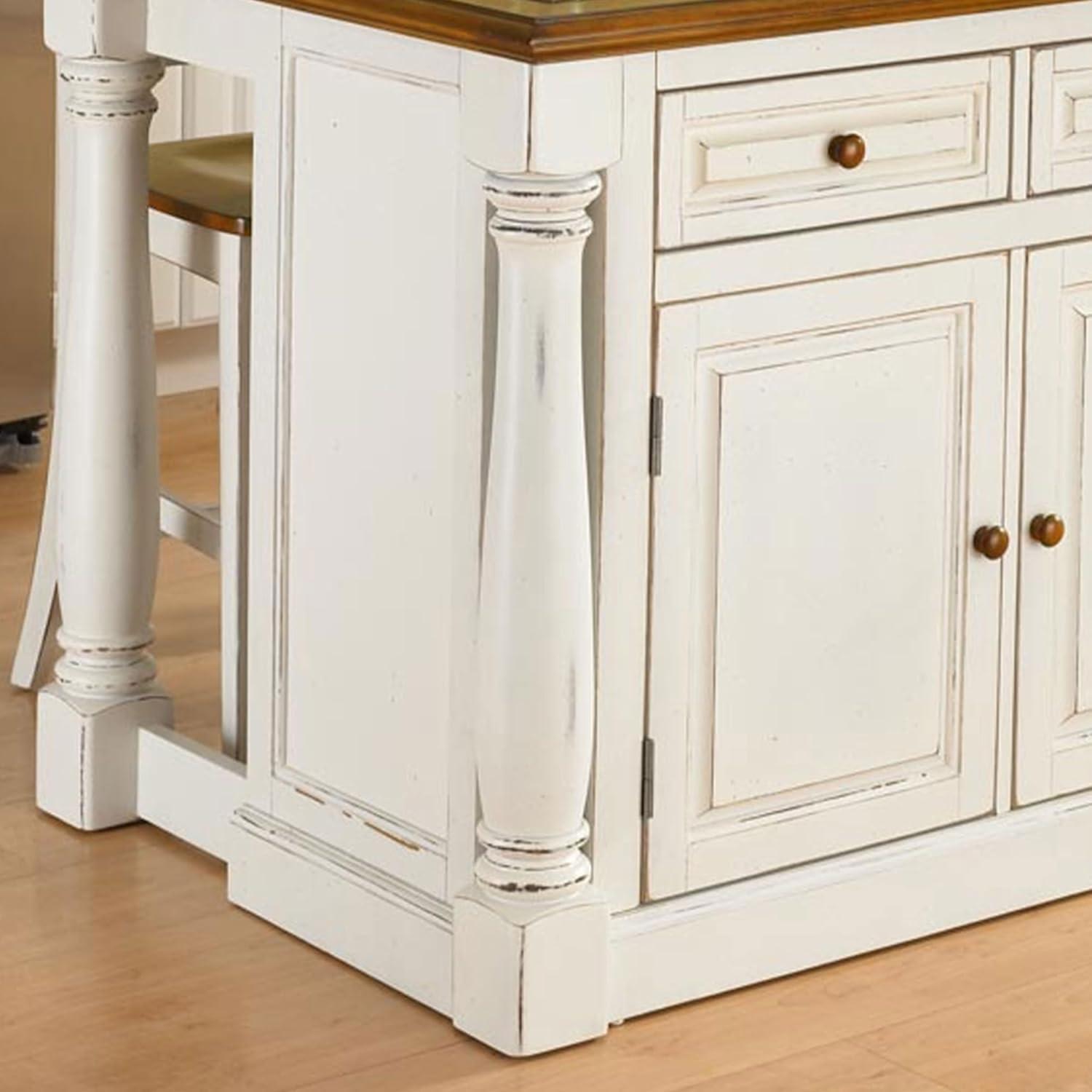 Home Styles Monarch Granite Top Kitchen Island
