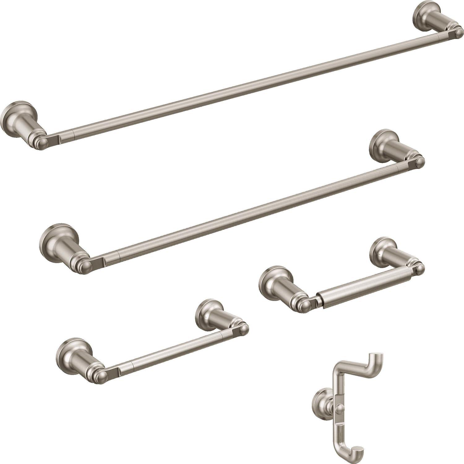Woodhurst 24 in. Wall Mount Towel Bar Bath Hardware Accessory
