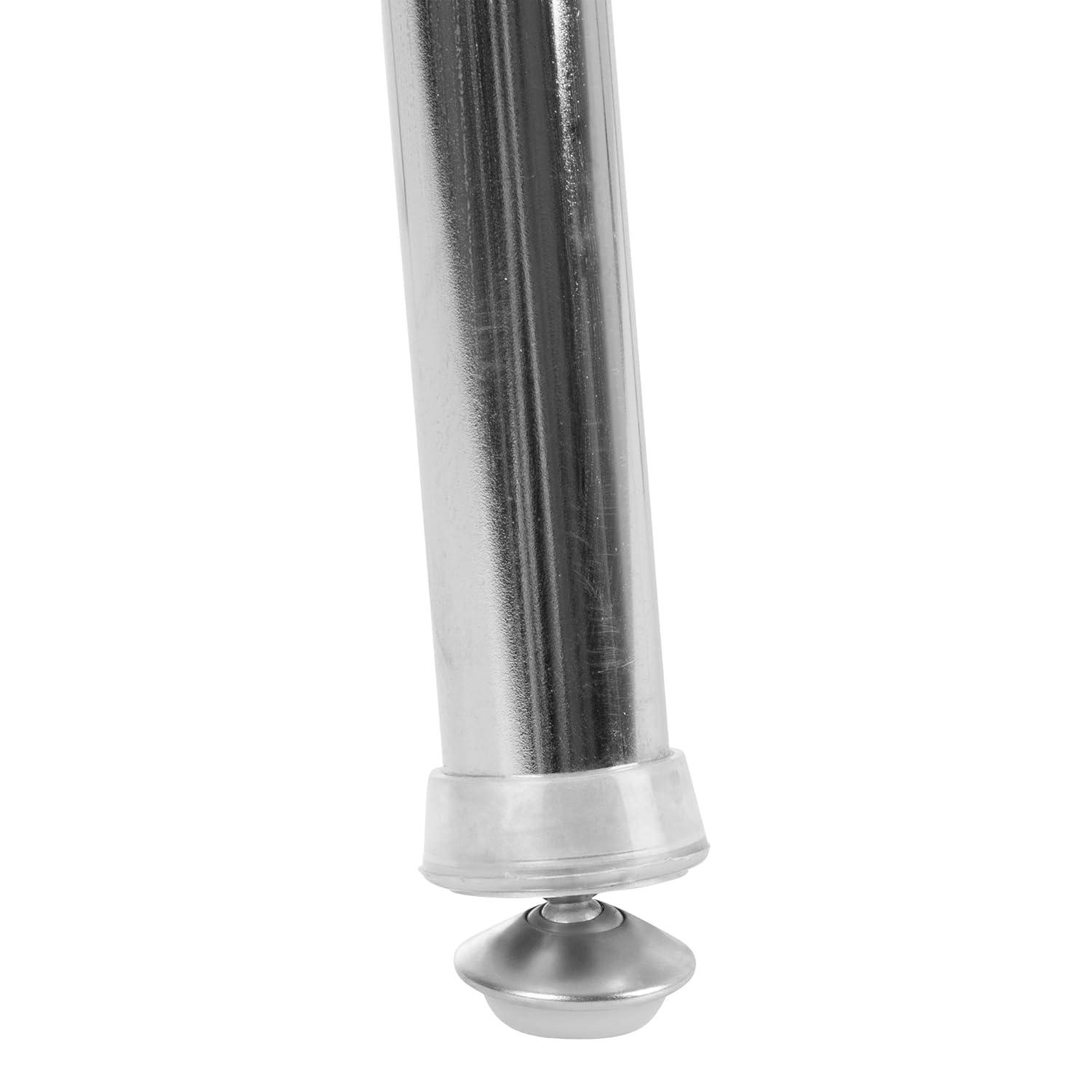 Navy Metal Stacking School Chairs with Contoured Seats, Set of 4