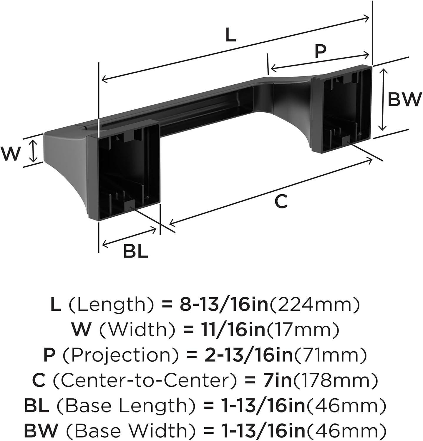 Amerock Mulholland Wall Mounted Pivoting Double Post Toilet Paper Holder