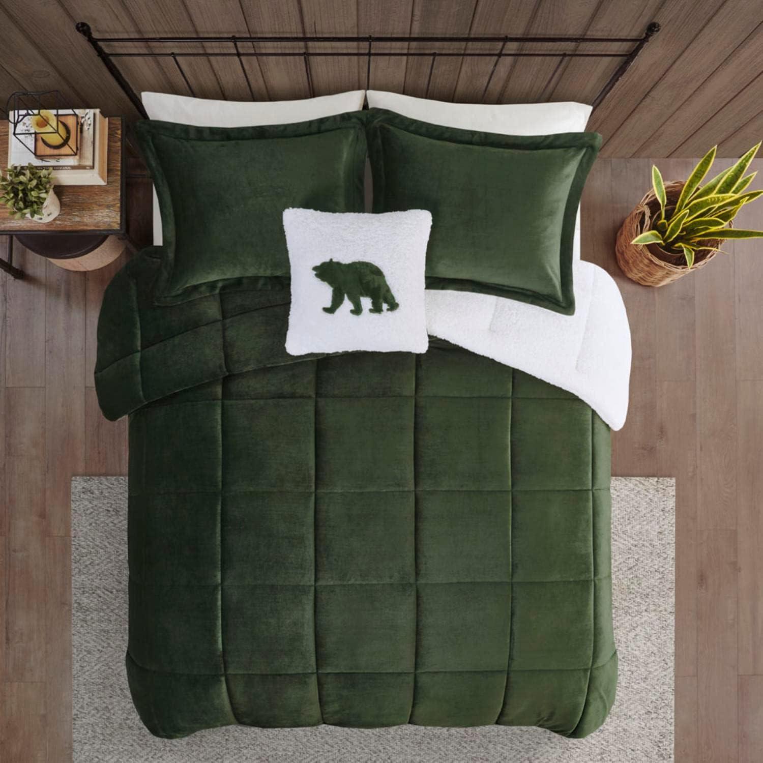 Woolrich Woolrich Alton Plush to Sherpa Down Alternative Comforter Set