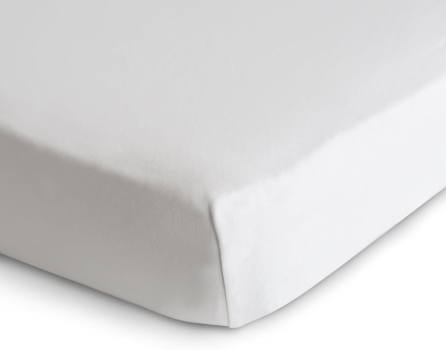 Stretchy Crib Sheet White  One Size