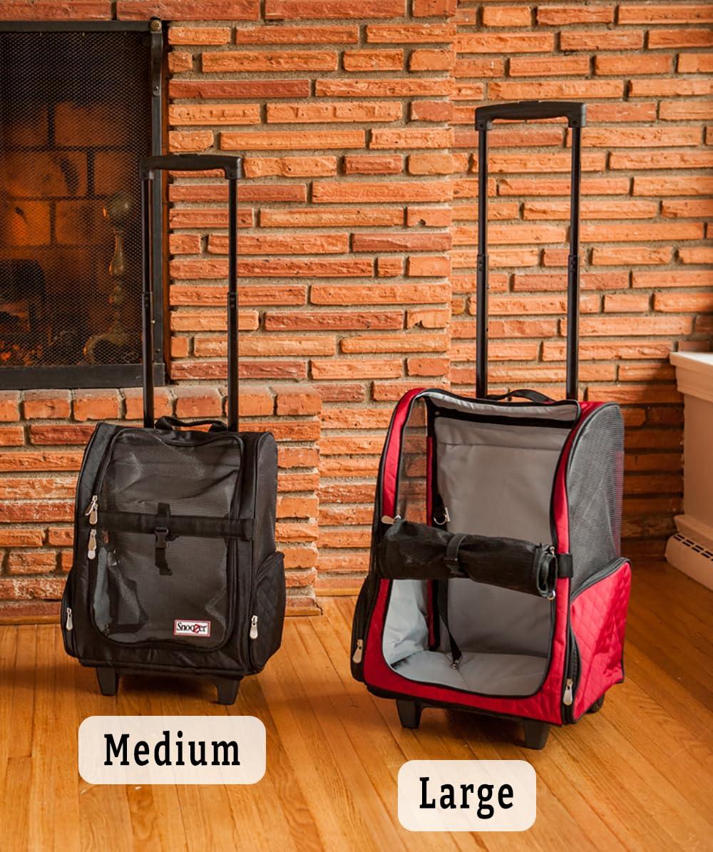 Snoozer Roll Around Travel Dog Carrier Backpack 4-in-1