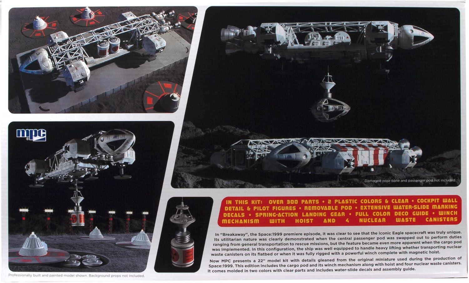 Skill 2 Model Kit Eagle Spacecraft with Cargo Pod "2nd Edition" "Space: 1999" (1975-1977) TV Series 1/48 Scale Model by MPC