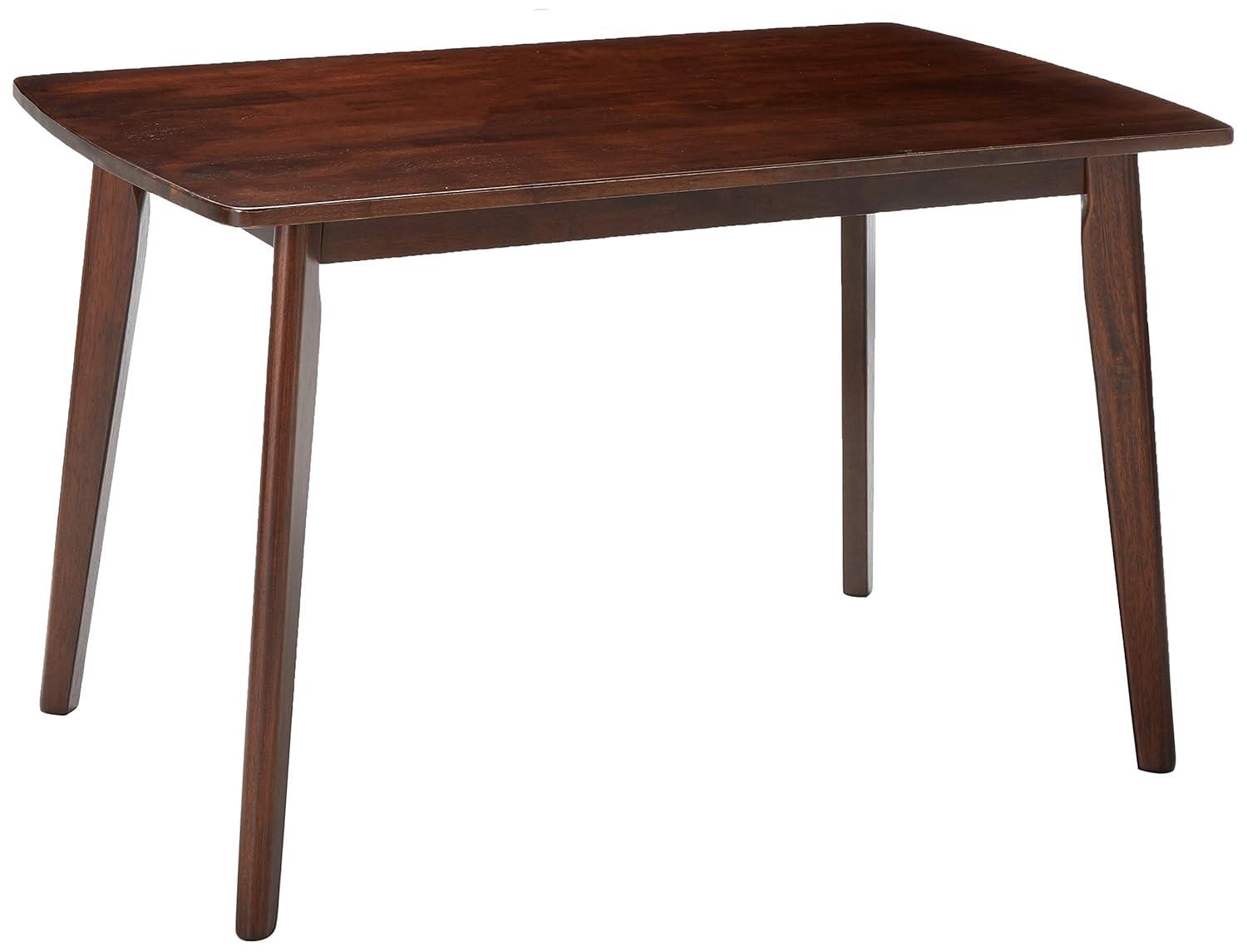Shaye Dining Table Walnut - Winsome: Solid Wood, Tapered Legs, Contemporary Style, Seats 4