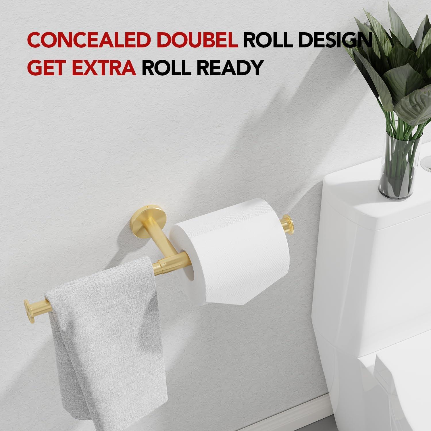 Wall Mount Toilet Paper Holder（2 Piece）