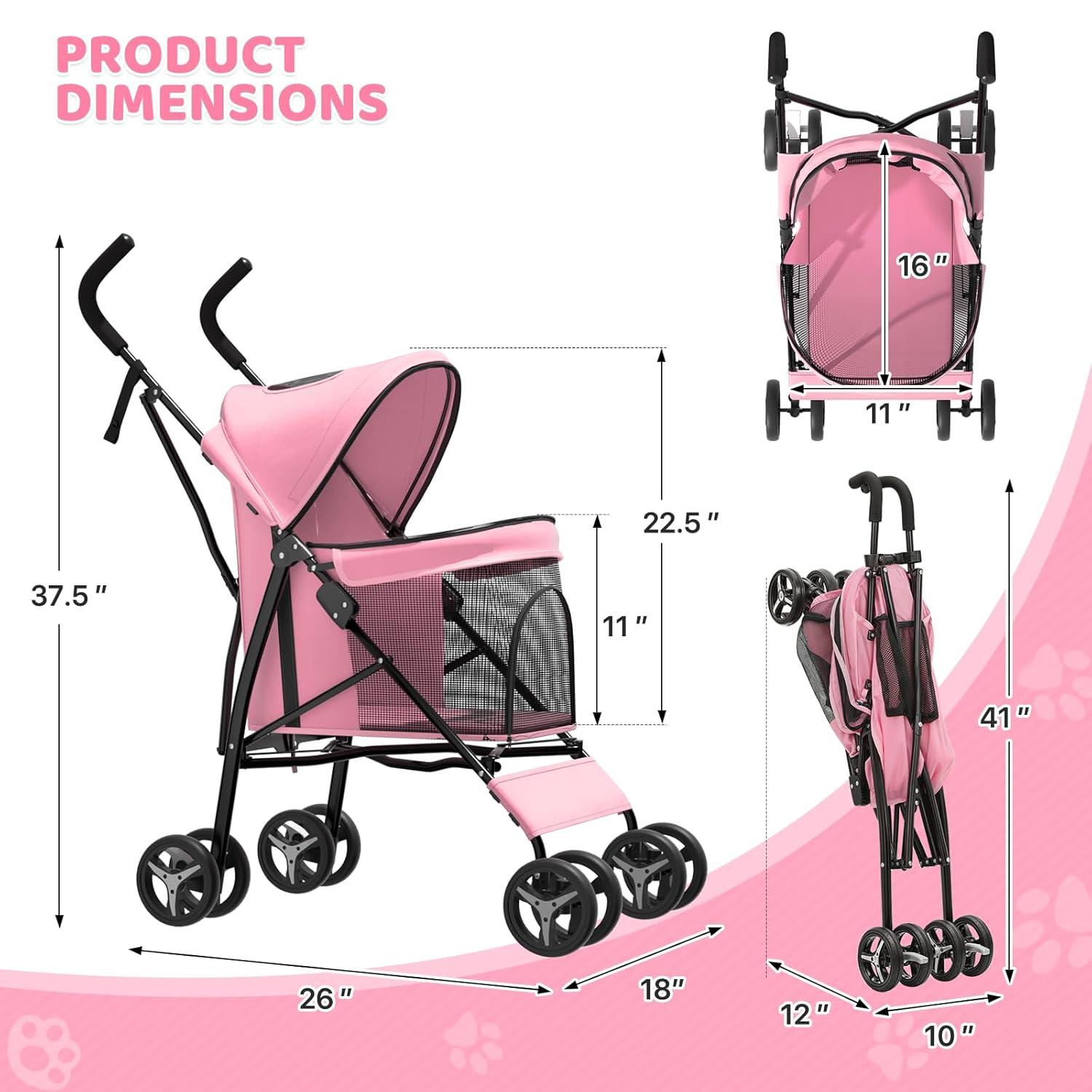Foldable Pet Stroller