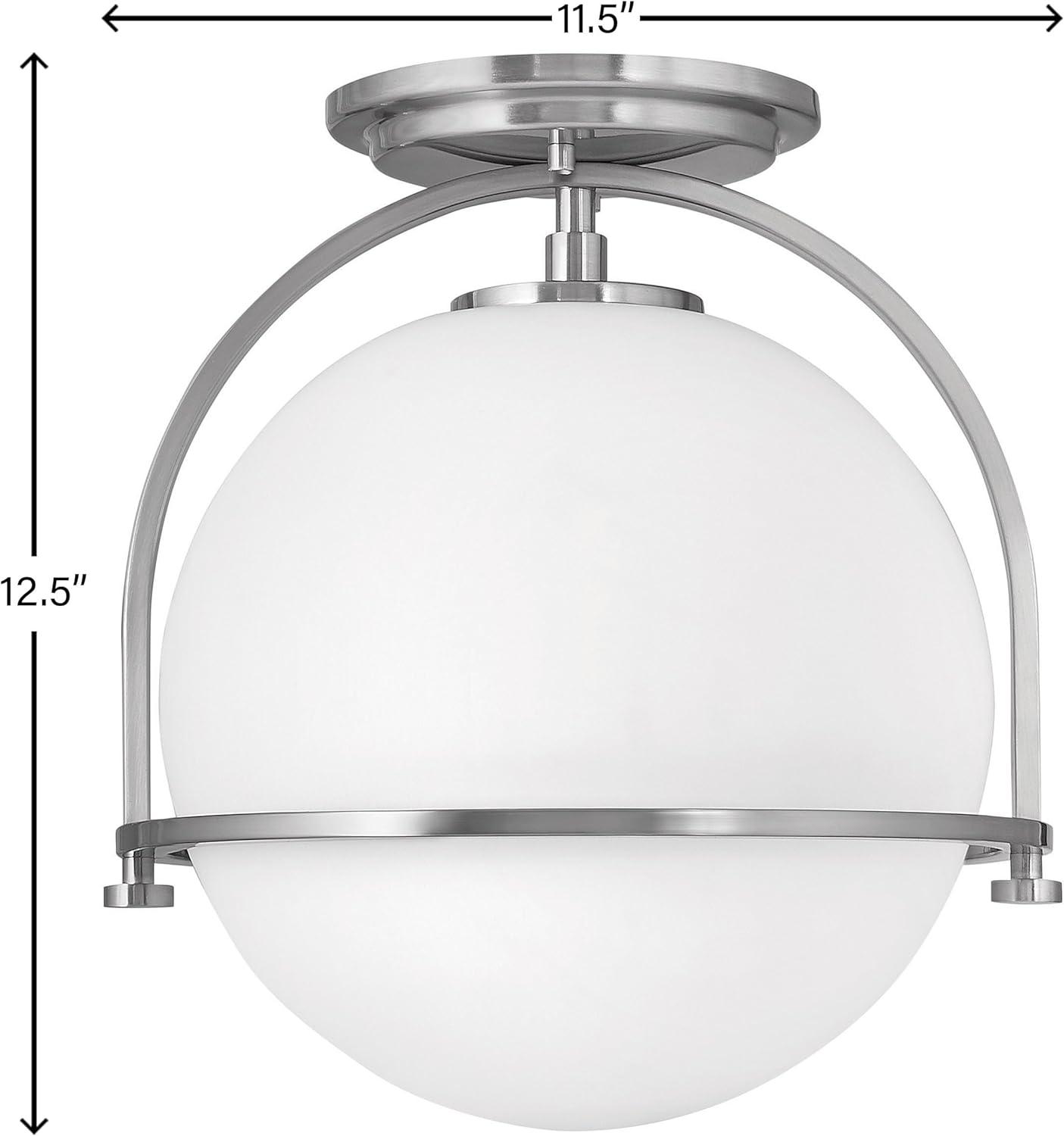 McCormick Hand Blown Glass Semi Flush Mount