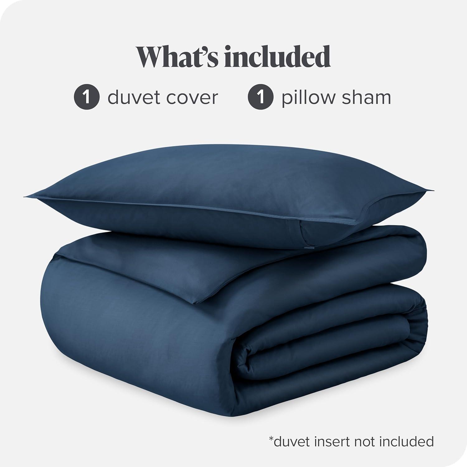 400 Thread Count Organic Cotton Sateen Duvet Cover Set