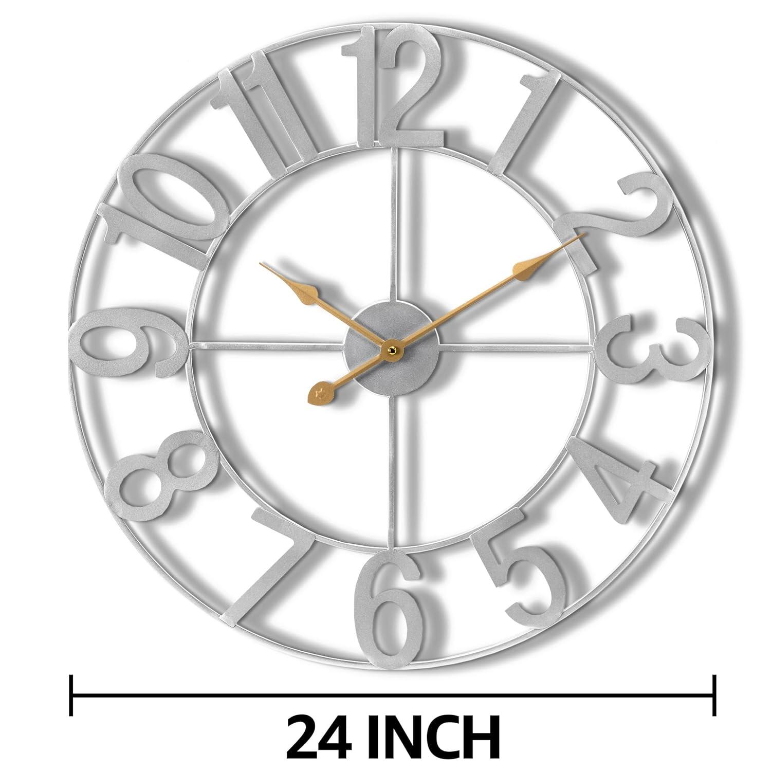 Sorbus Large 16" Numeral Analog Decorative Wall Clock