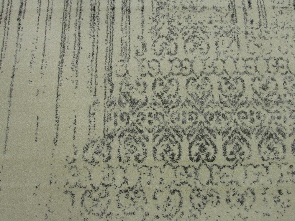 Unique Loom Del Mar Collection Area Rug - Jennifer (5' 1" x 8' Rectangle Gray/Black)