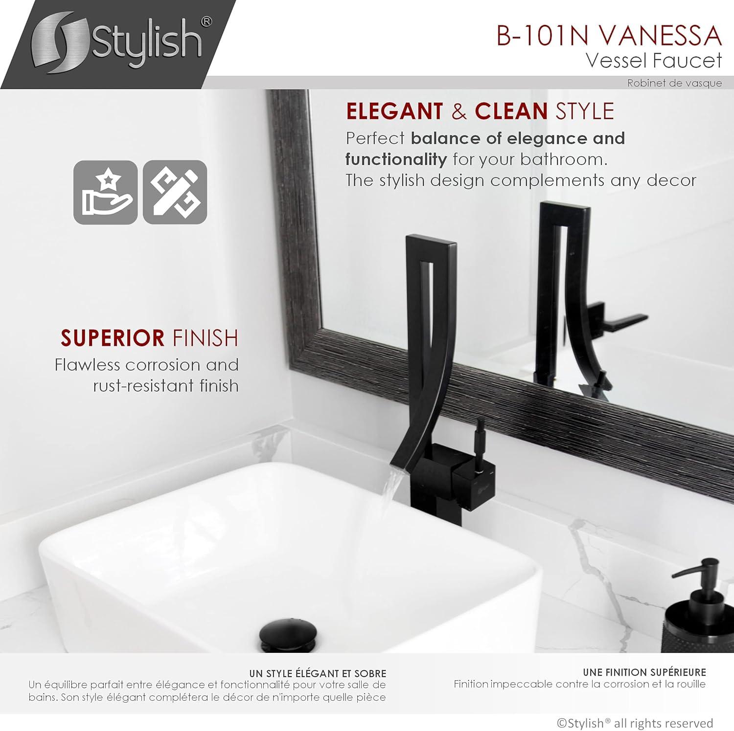 Stylish Vanessa One-Handle Vessel Bathroom Faucet