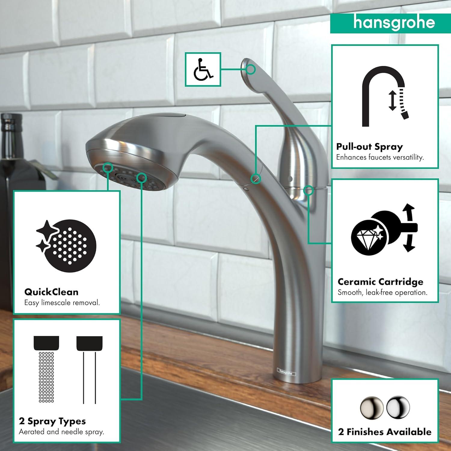 Allegro E Single Handle Kitchen Faucet