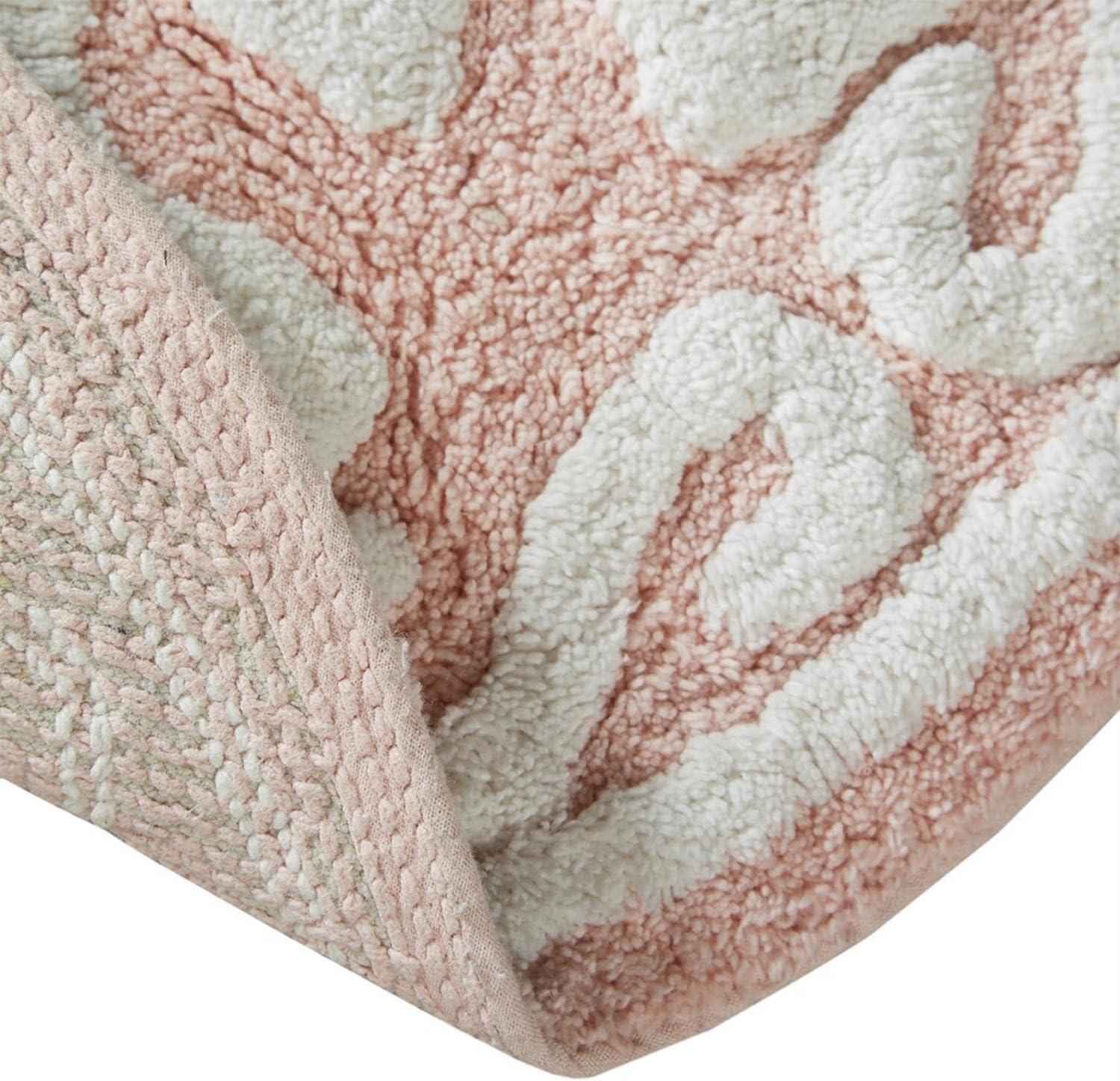 Madison Park Casablanca Medallion Cotton Tufted Bath Rug