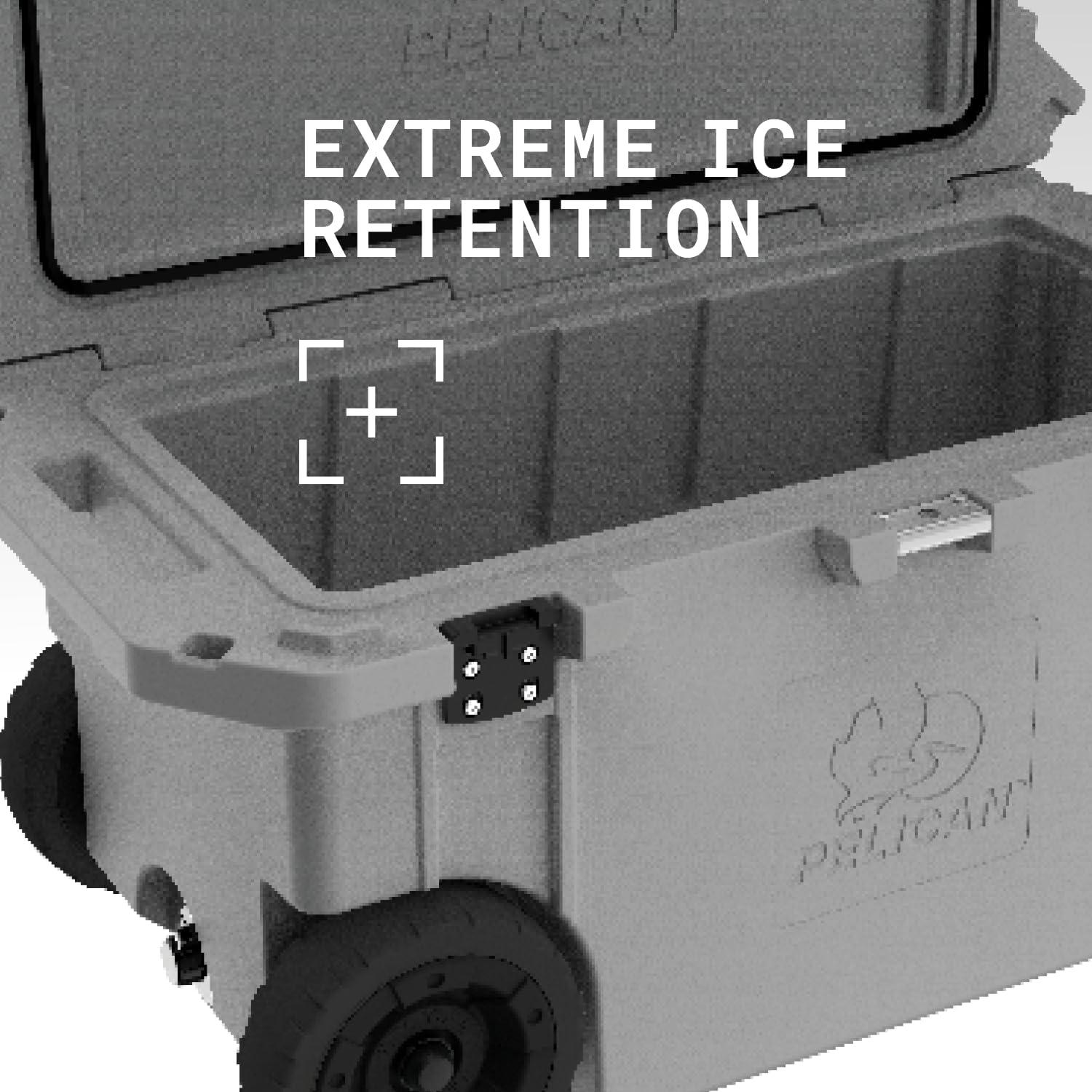 Pelican Elite 80 Quart Wheeled Cooler (White)