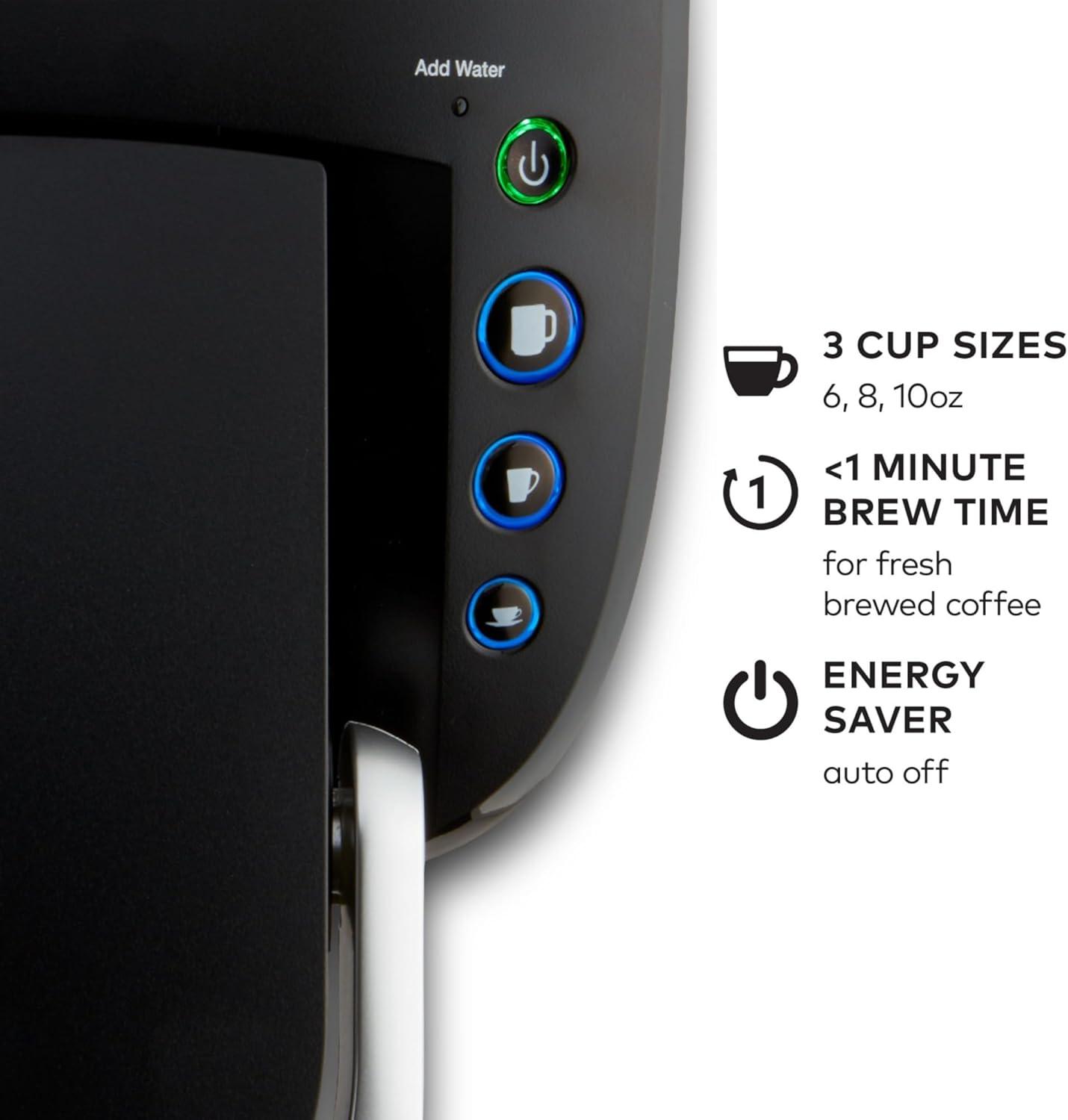 Keurig K-Compact Single-Serve K-Cup Pod Coffee Maker, Black