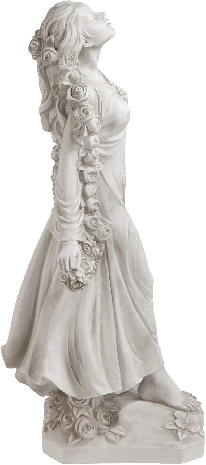 Antique Stone Finish Roman Goddess Flora Garden Statue