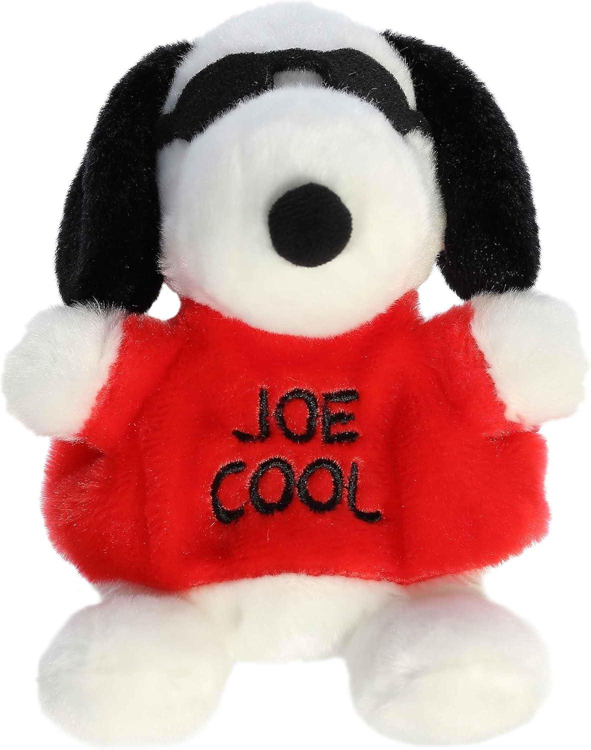 Aurora Mini Palm Pals Joe Cool Peanuts Timeless Stuffed Animal White 5"