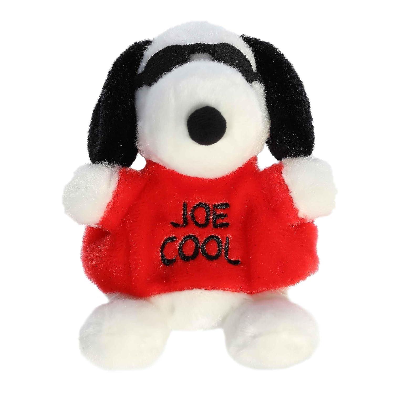 Aurora Mini Palm Pals Joe Cool Peanuts Timeless Stuffed Animal White 5"