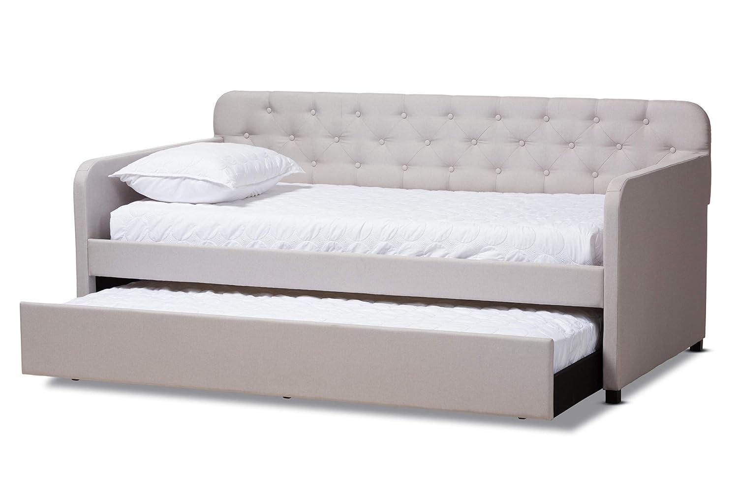 Baxton Studio Daybeds Twin Beige