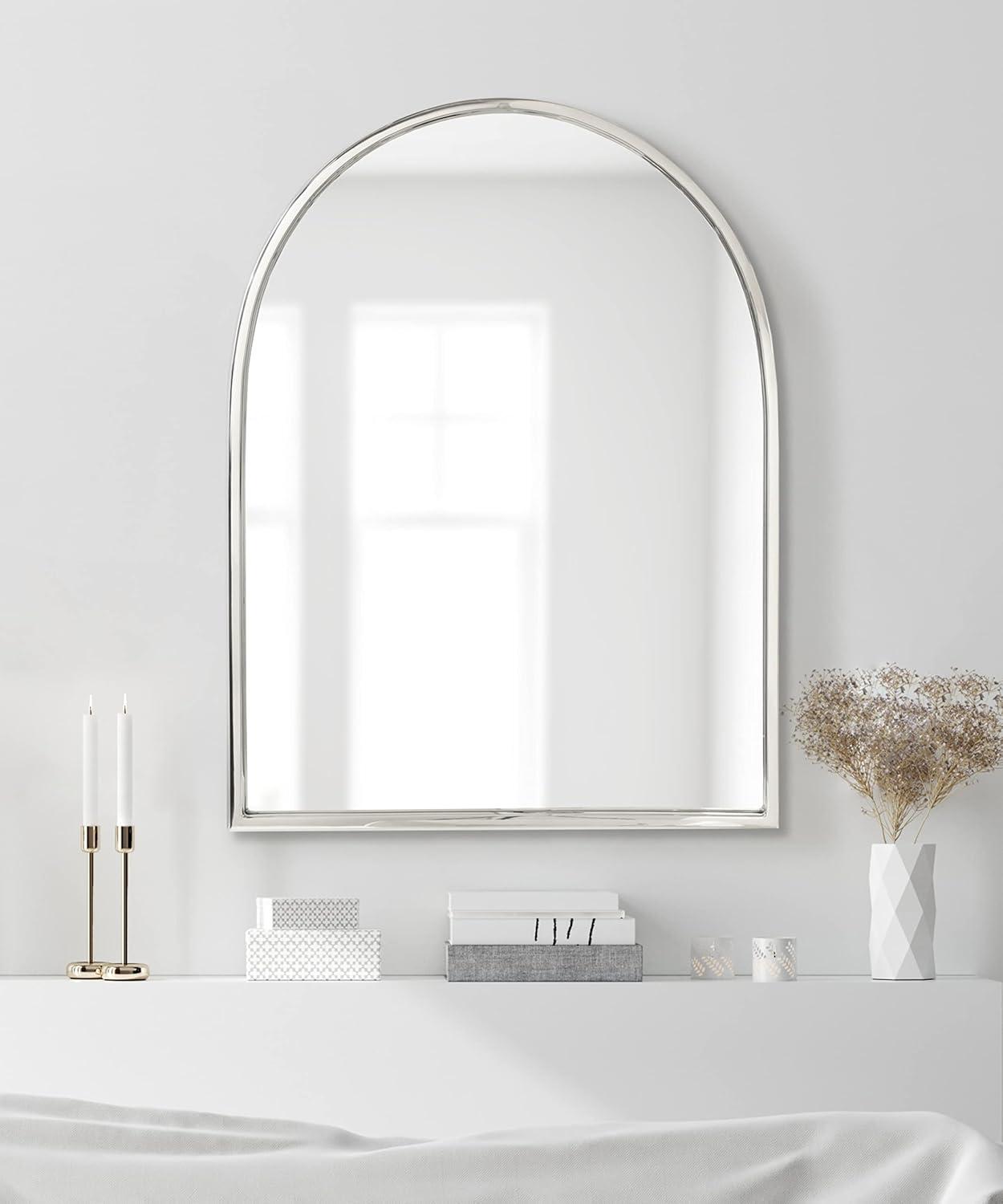 Kate and Laurel Rowla Arch Wall Mirror