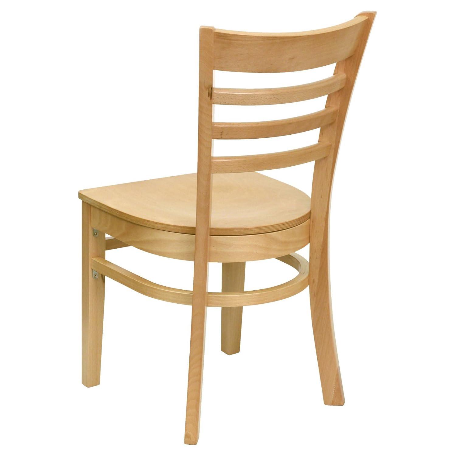 Red Barrel Studio® Ladder Back Wooden Restaurant Chair
