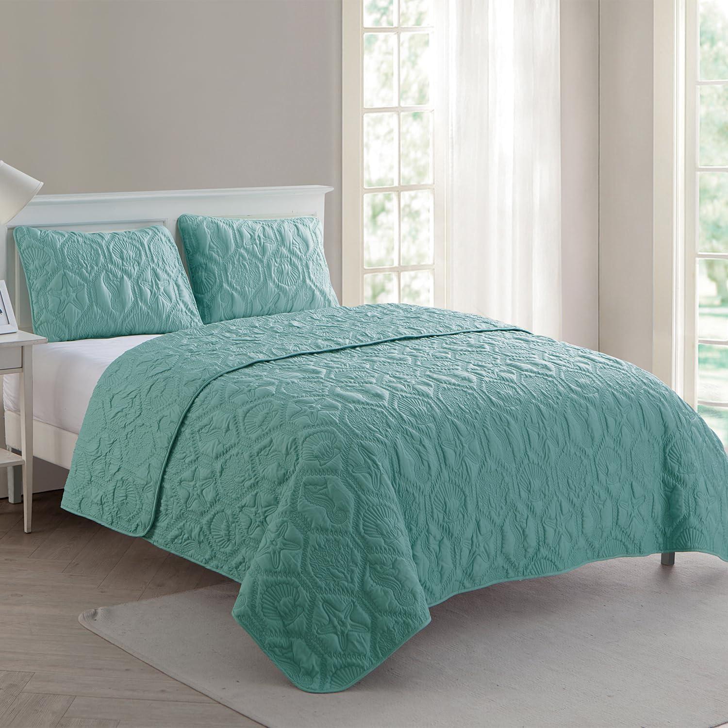 VCNY Shore 3-Piece Embossed Quilt Set & Reviews | Wayfair