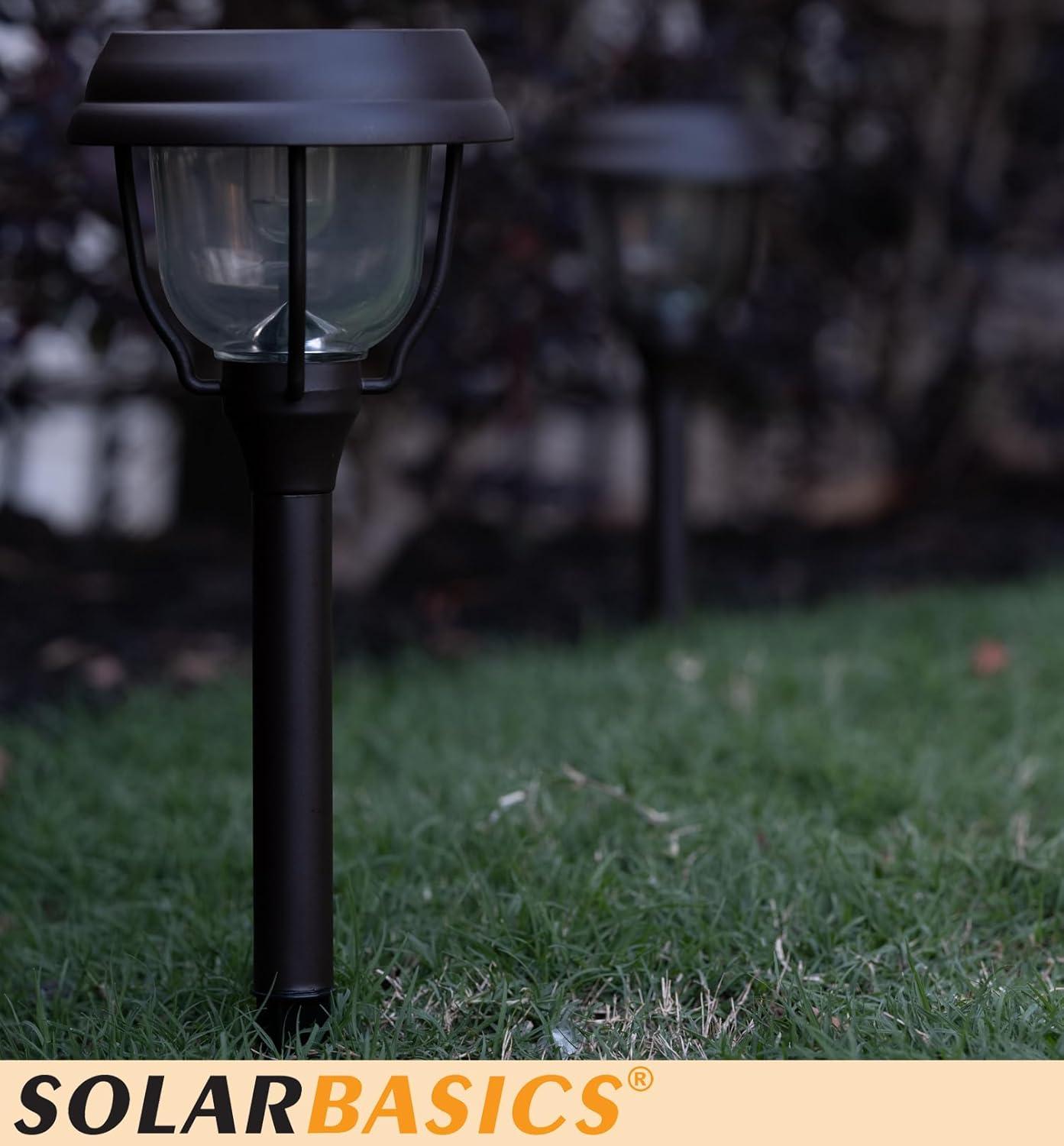 Bronze Solar Powered Integrated LED Aluminum Pathway Light - 8 Pack (Set of 8)