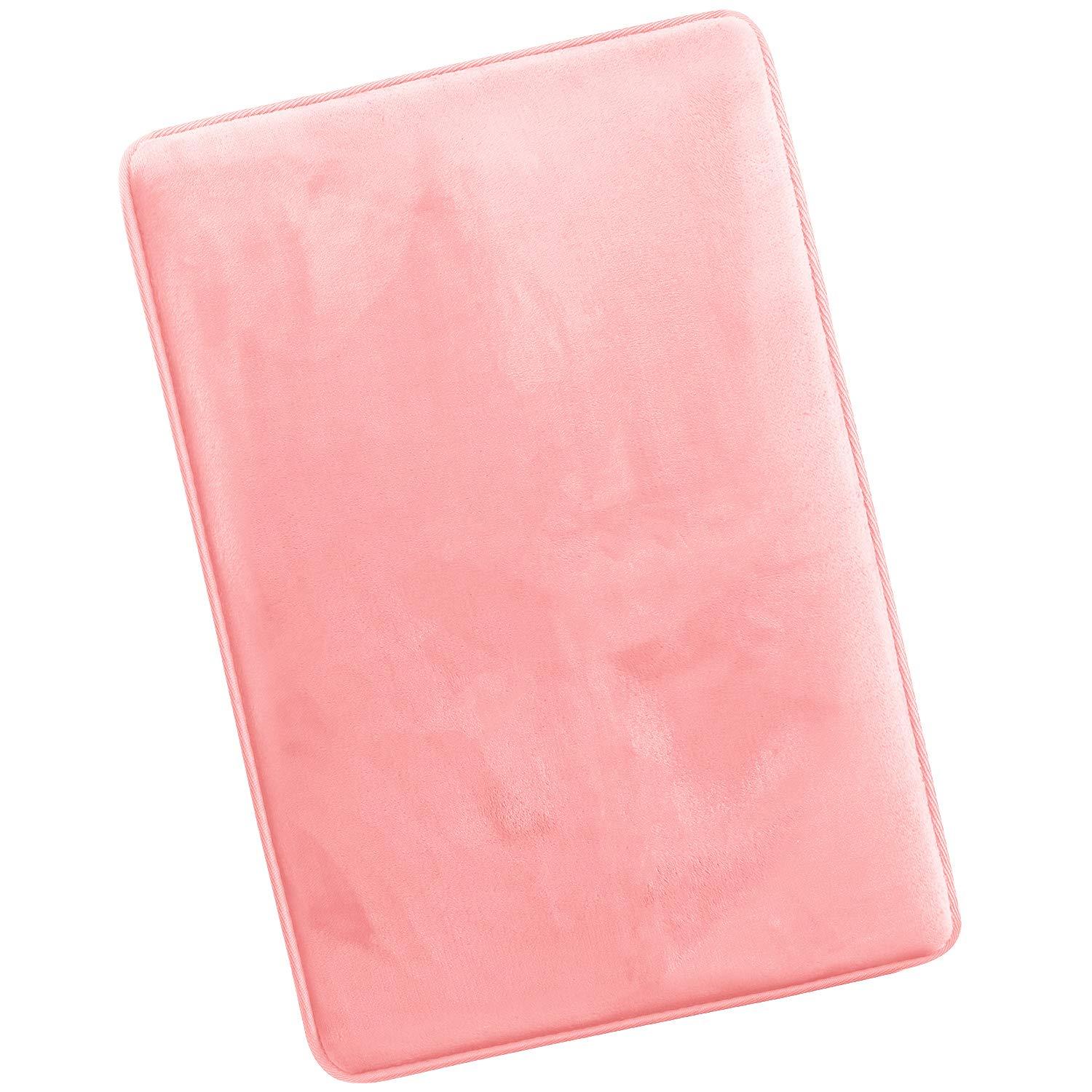 Clara Clark Ultra Soft and Absorbent Memory Foam Bath Rug Set with Non-Slip Backing