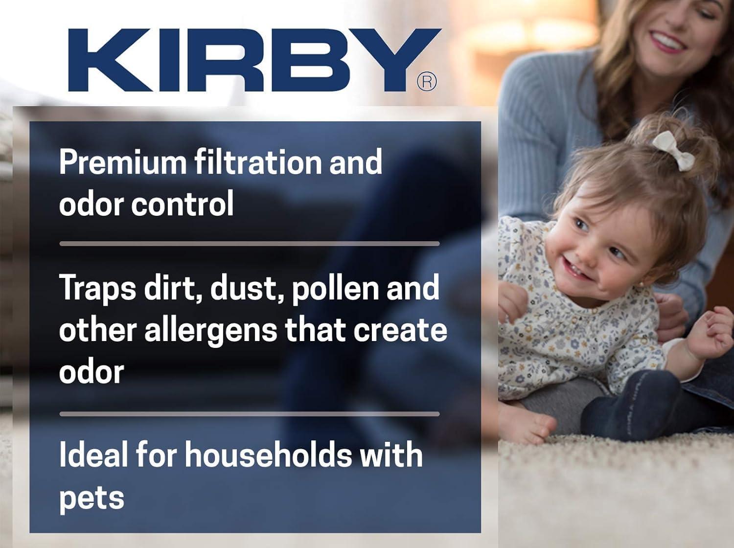 Kirby HEPA Filtration Vacuum Bags with Micron Magic Technology, 2-Pack