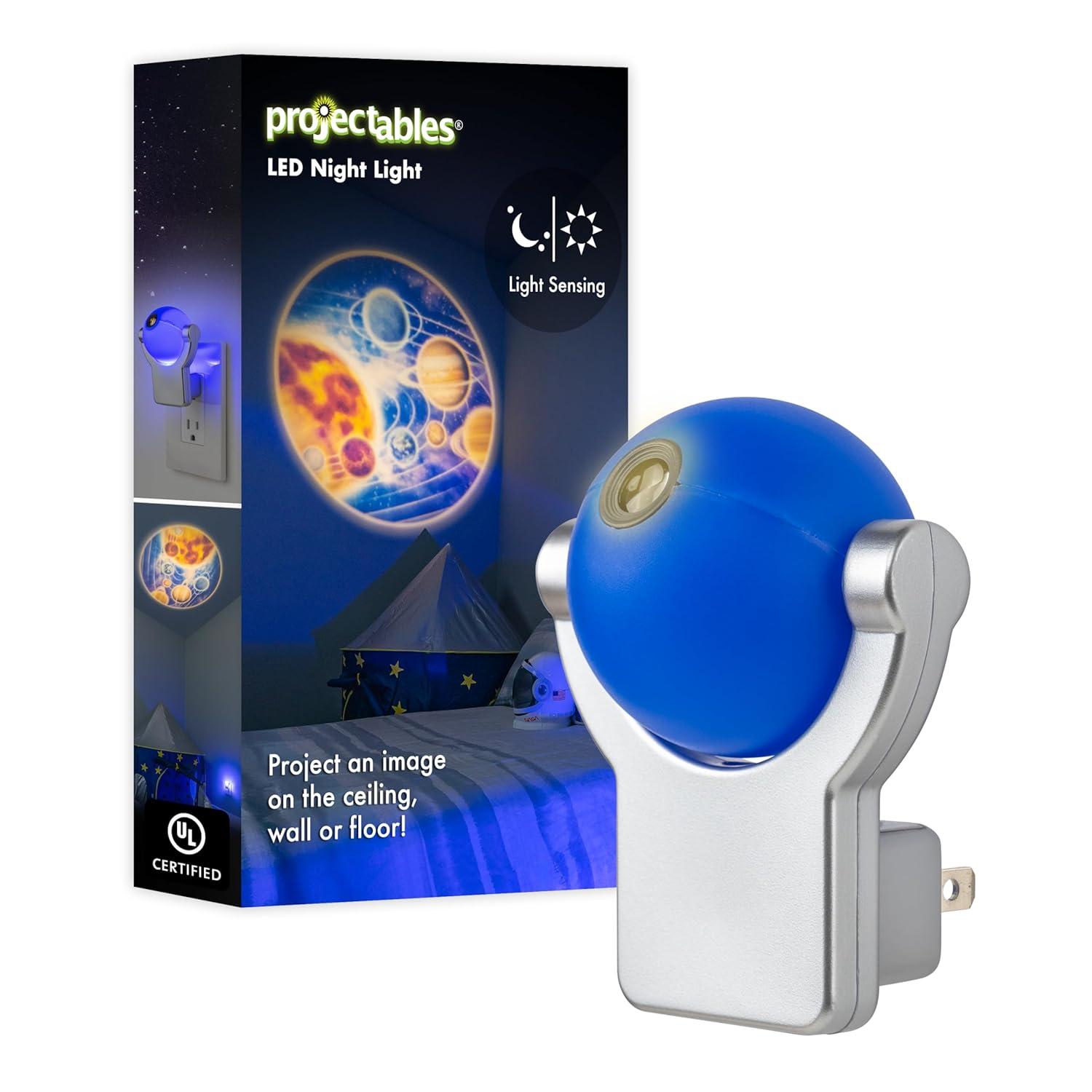 Projectables Solar System LED Plug-in Night Light, 3.5in, 2.8in – 11282