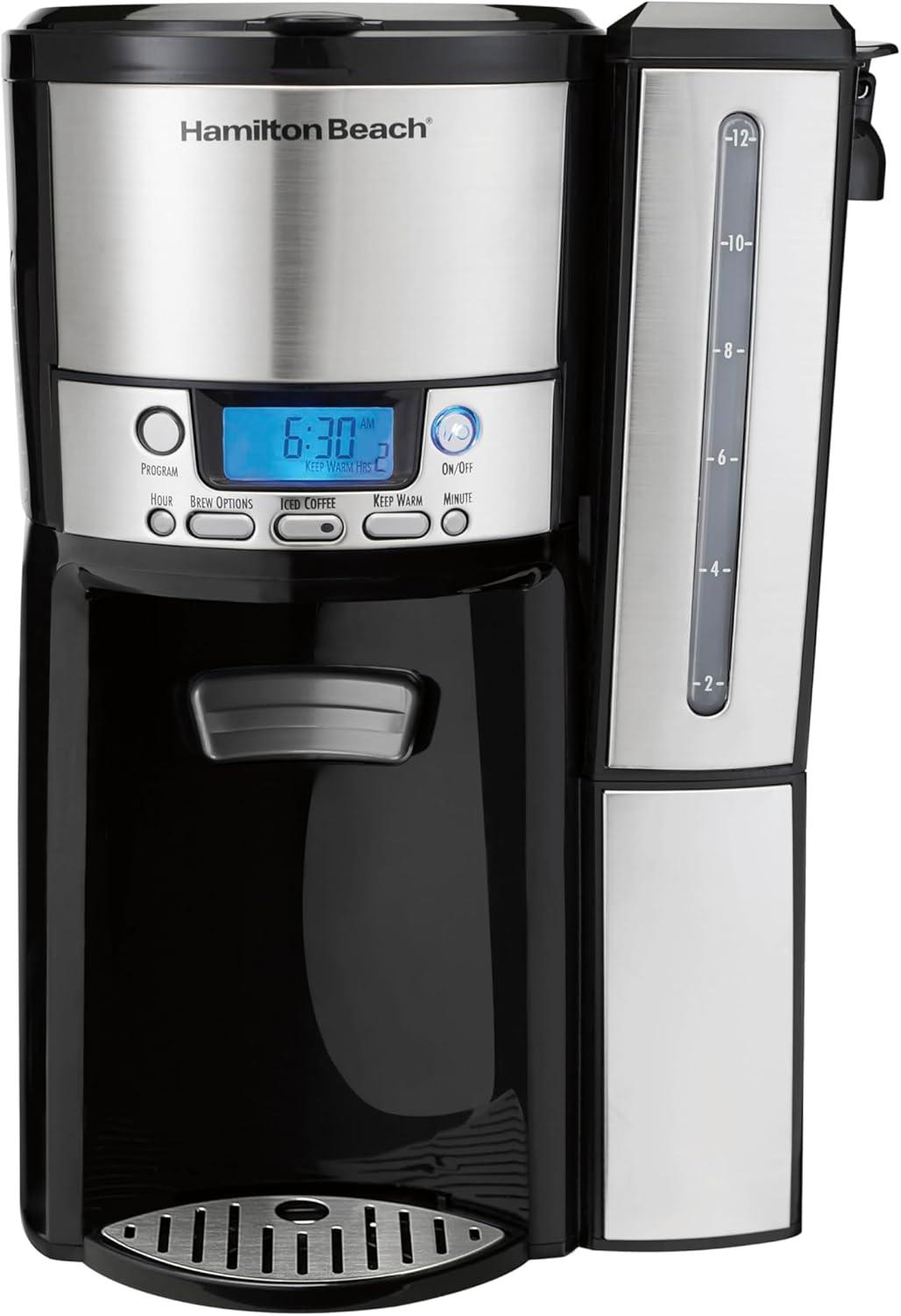 Hamilton Beach® Stainless Steel 12 Cup Dispensing Coffee Maker