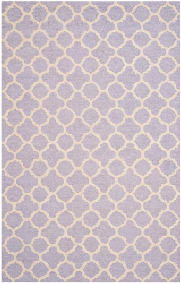 Cambridge CAM130 Tufted Indoor Area Rug - Lavander/Ivory - 5'x8' - Safavieh