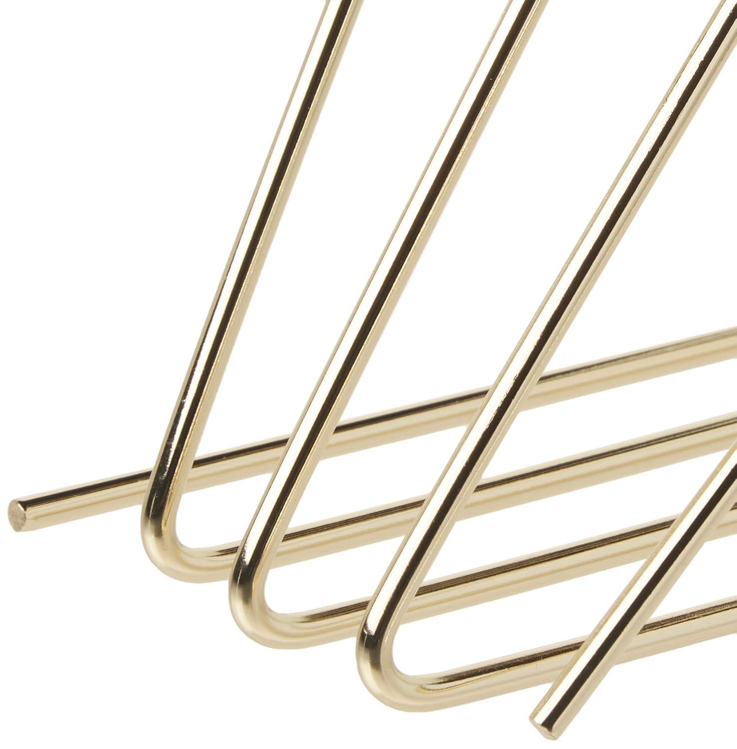 U Brands Clasificador de Letras de Escritorio Alambre de Metal, Dorado