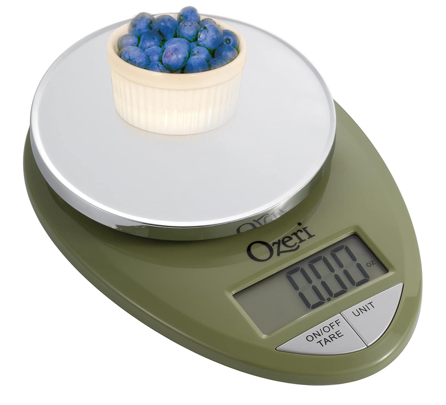 Ozeri Ozeri Pro Digital Kitchen Food Scale, 0.05 oz to 12 lbs (1 gram to 5.4 kg)