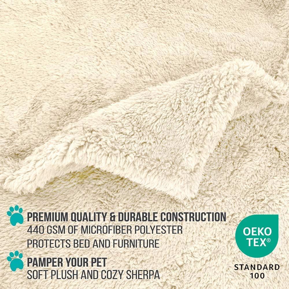 PetAmi Sherpa Fleece Pet Blanket