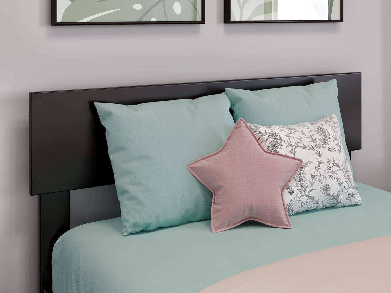 Twin Boston Headboard Espresso - AFI: Solid Wood, Sleek Finish, Adjustable Height