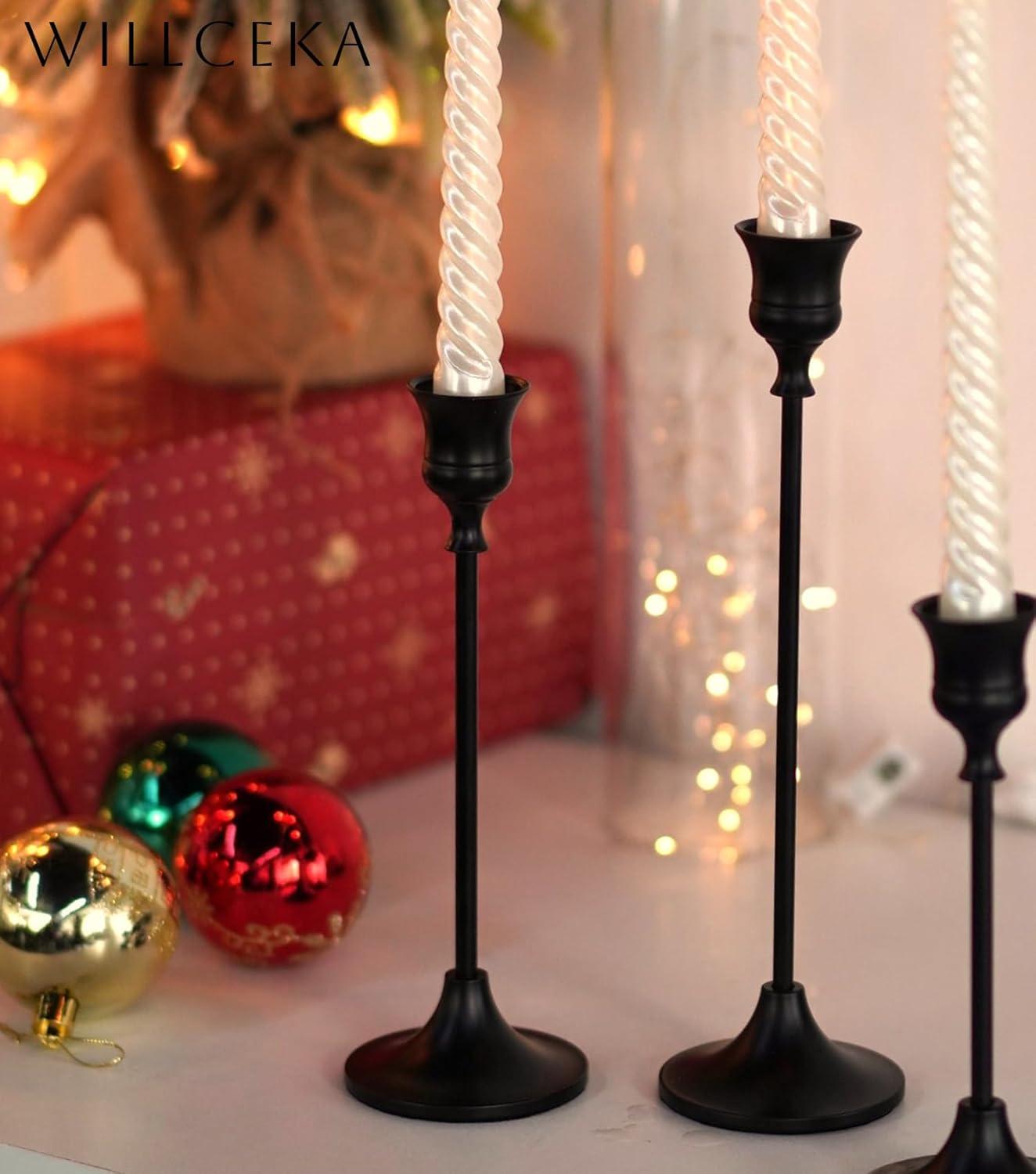 9.3'' H Metal Tabletop Candlestick