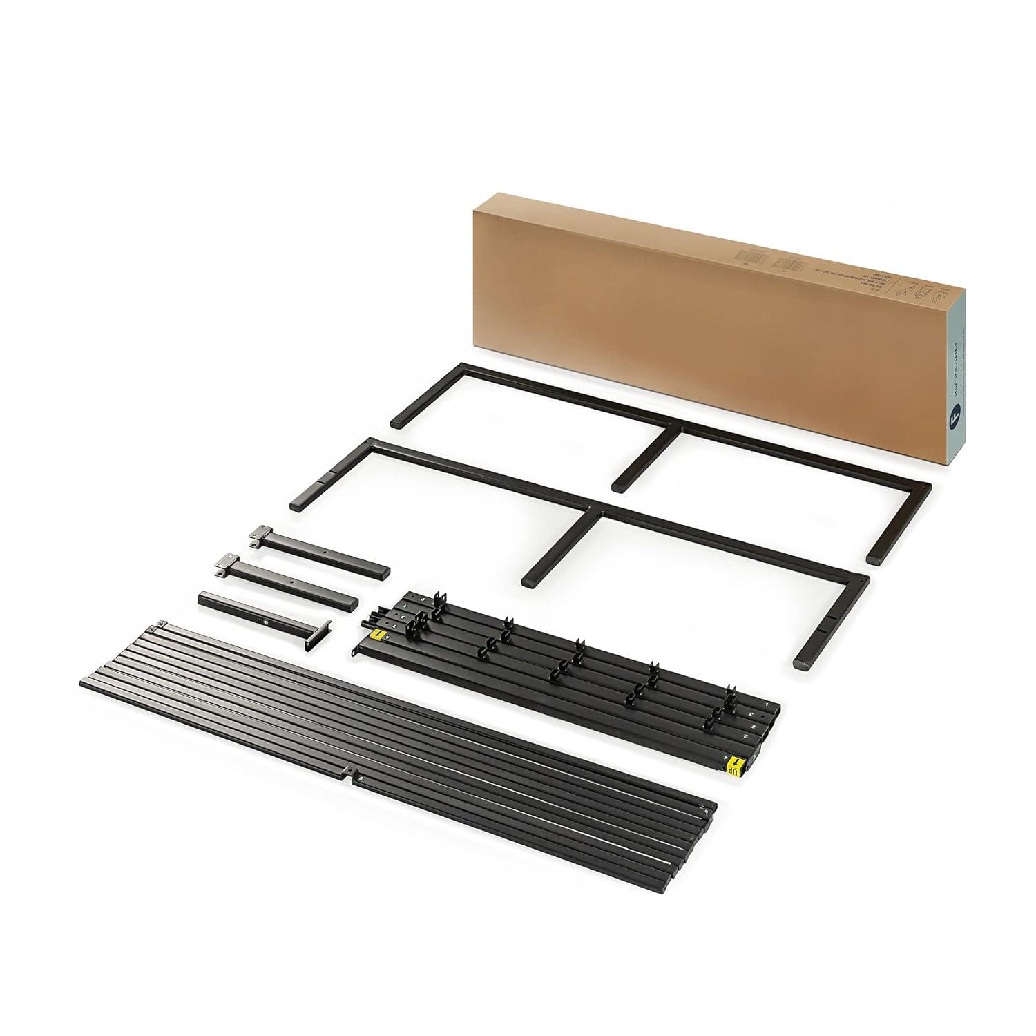 Best Price Mattress 16 Inch Metal Platform Bed Frame, Heavy Duty Steel Slats, Black, Full (SPSC-16BK-F)