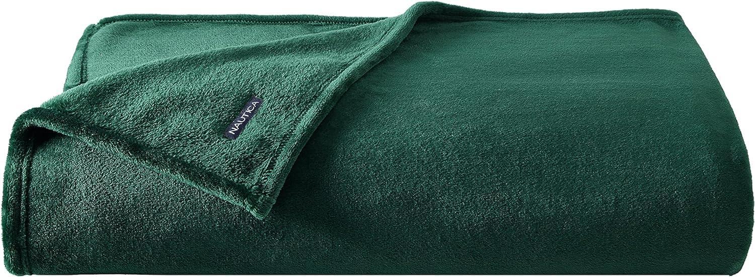 Nautica Nautica Solid Ultra Soft Plush Fleece Blanket