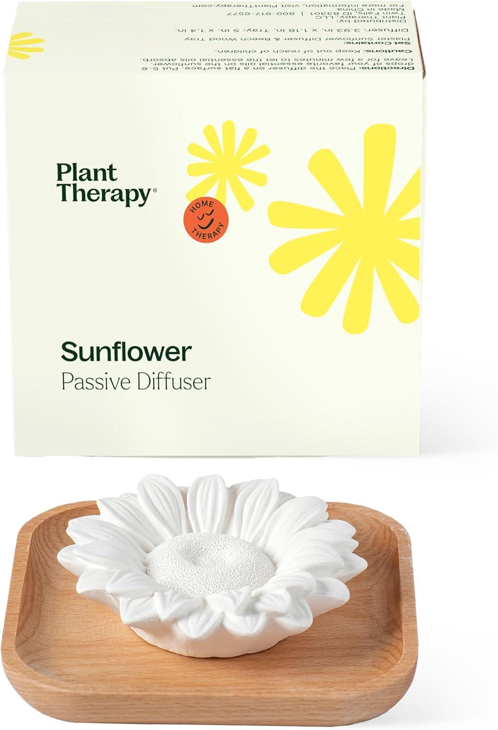 Plant Therapy Passive Sunflower Aromatherapy Diffuser for Essential Oils