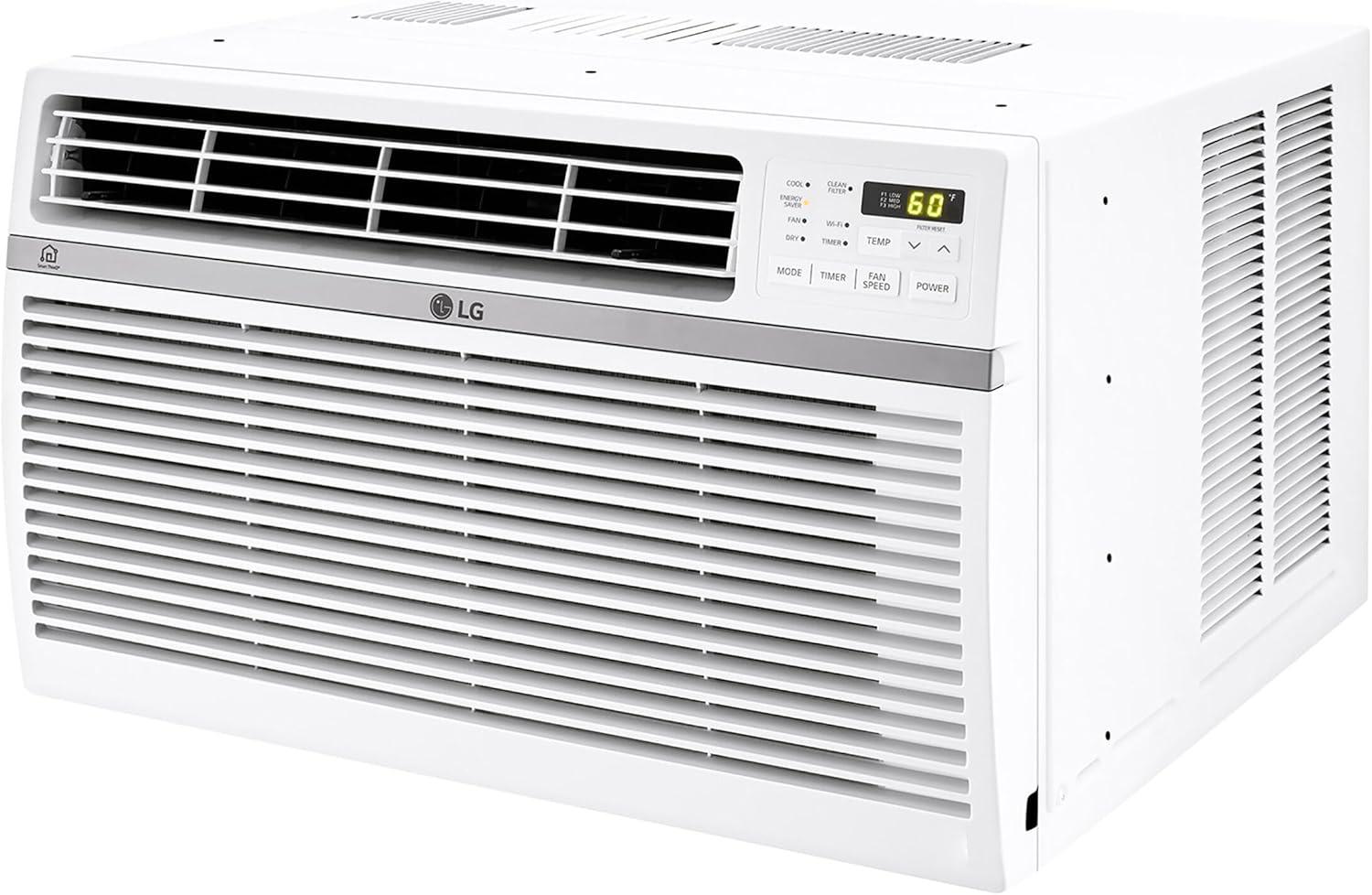 LG 12,000 BTU 115V Window-Mounted Air Conditioner with Wi-Fi Control