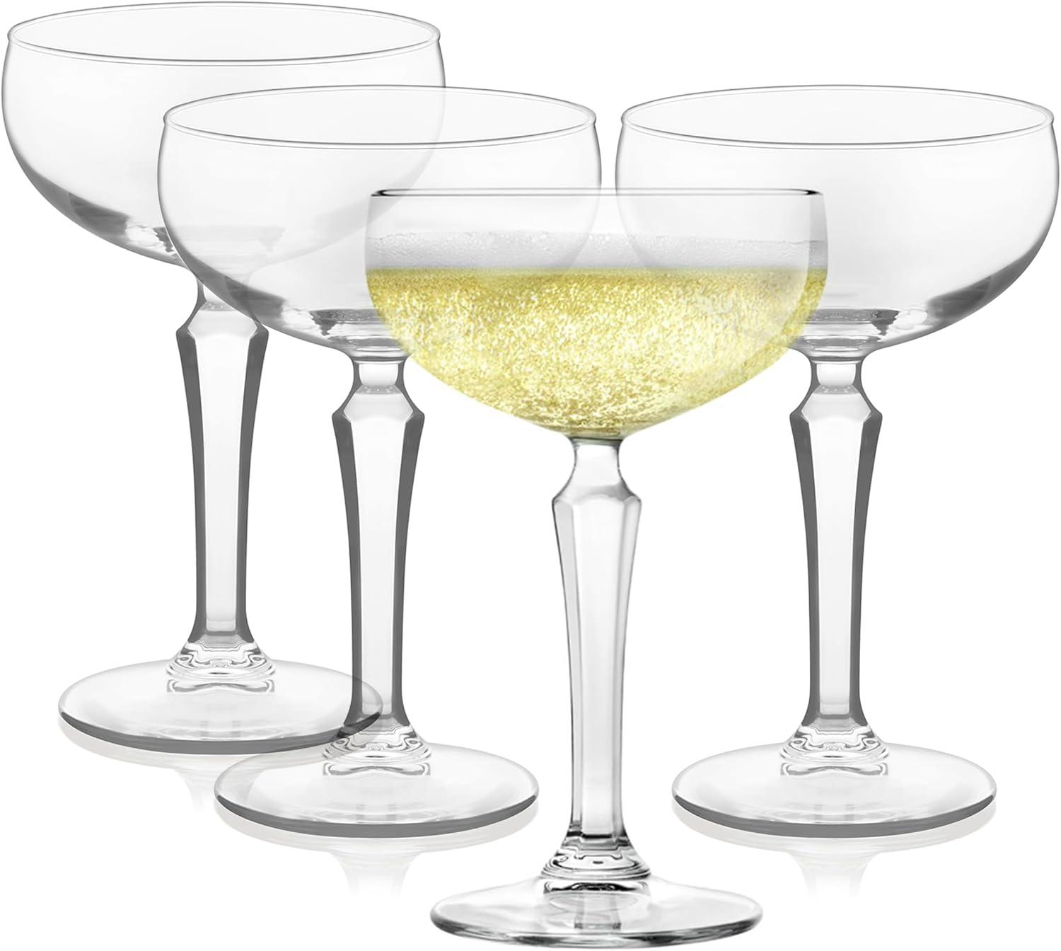 Libbey Capone Speakeasy Coupe Cocktail Glasses