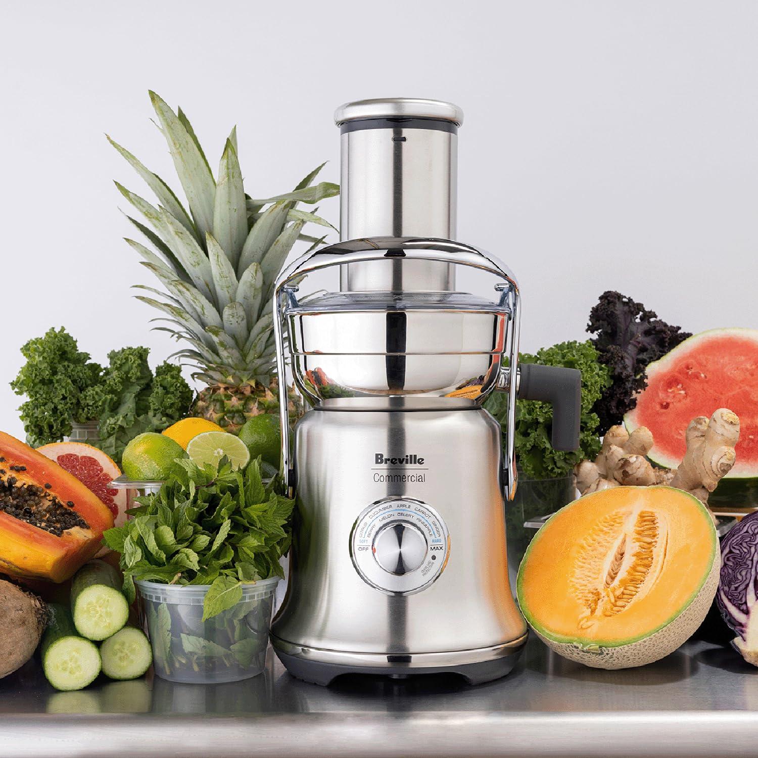 XL Stainless Steel Electric Centrifugal Juicer with Variable Speed