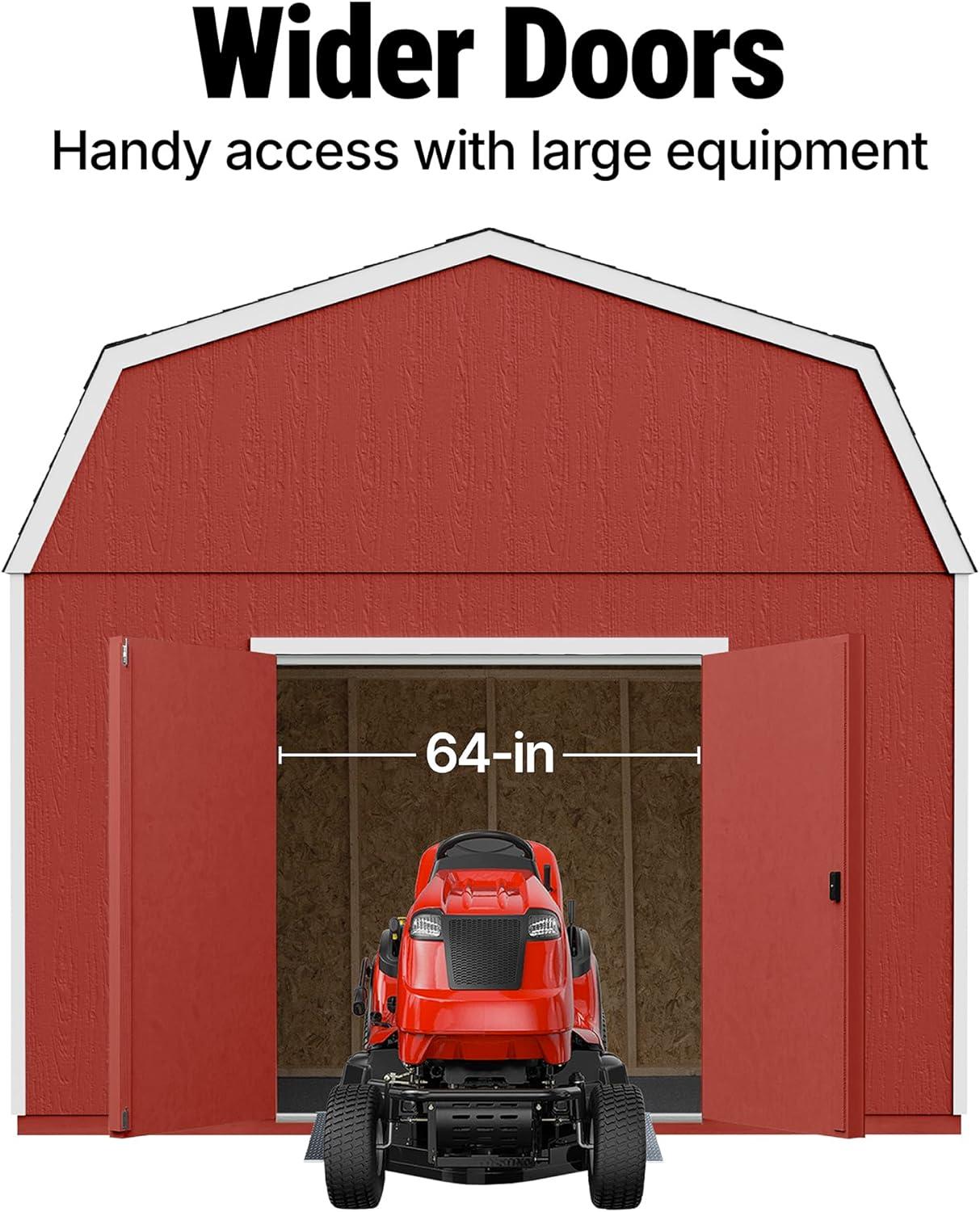 Handy Home Hudson Wood Storage Shed