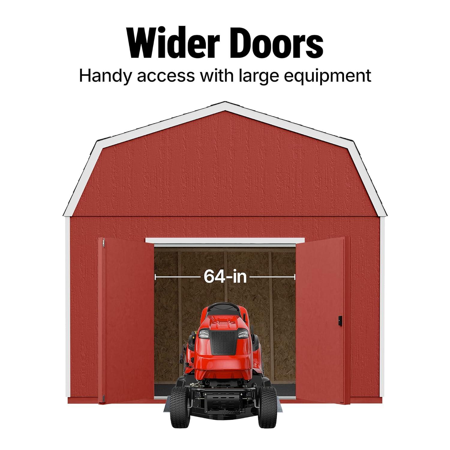 Handy Home Hudson Wood Storage Shed