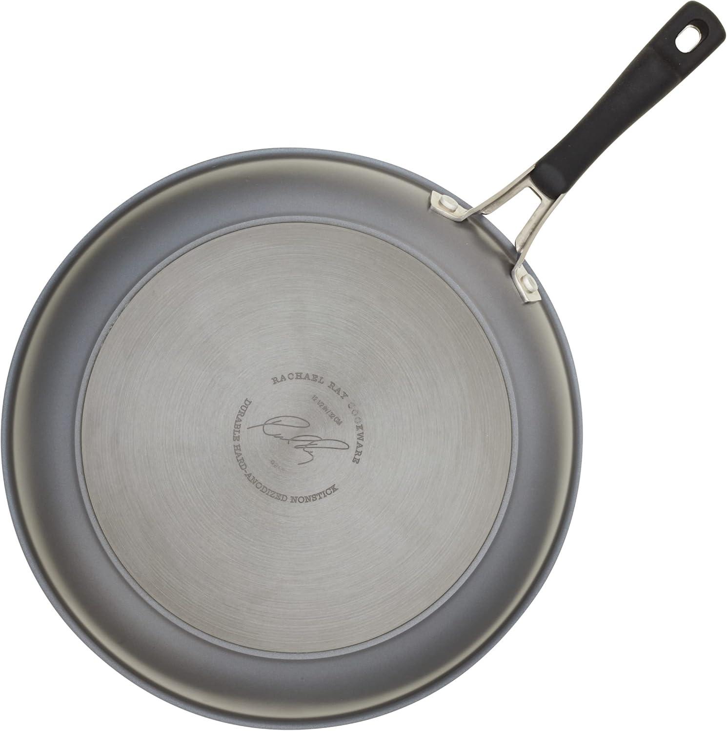 Rachael Ray Cook + Create Hard Anodized Nonstick Frying Pan, 10-Inch